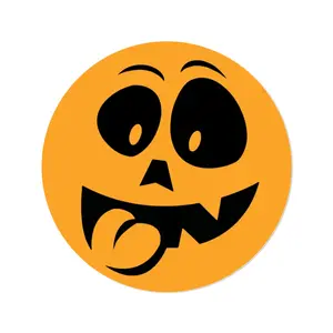 Festive Halloween Round Magnets 🎃👻 Round Shape Acrylic Fridge Magnets