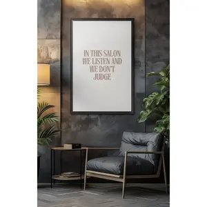 hairdresser gift, in this salon wall art, funny hair salon wall art, hair studio wall decor, gifts for hairstylists, hairstylist gift