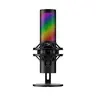 HyperX QuadCast 2 S USB-C Microphone - Computer Gaming Mic, USB Streaming Mic, Live Broadcast Equipment, PC Accessories, RGB Lighting, On-Board Controls, Removable Shock Mount, Cable Compatible for PC, Mac
