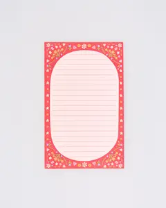 Rough Draft Large Notepad - Folk Floral