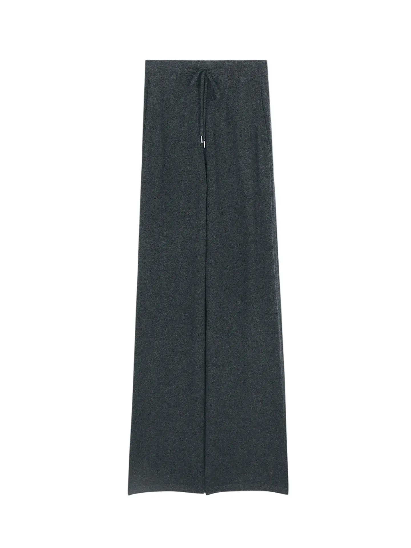 Cashmere Straight Leg Comfy Joggers with Contrast Side, Untreated Cashmere Fabric, Full-Length, Ideal for Running Errands, Matching Cardigan Compatible