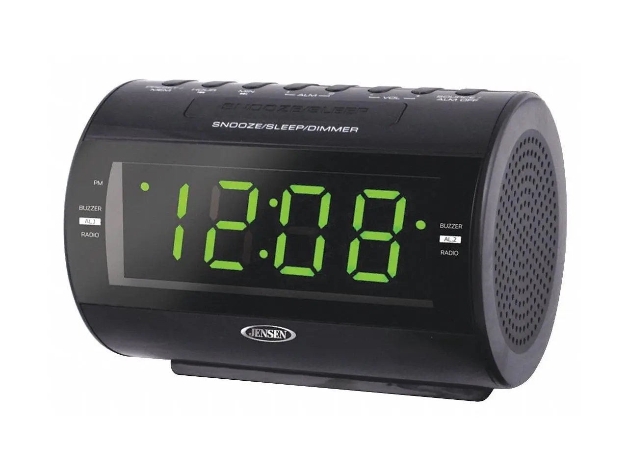 JENSEN(R) JCR-210 AM/FM Dual-Alarm Clock Radio