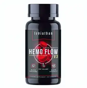 Leviathan Nutrition Hemo Flow V3 | Blood Pressure & Heart Health Dietary Supplement