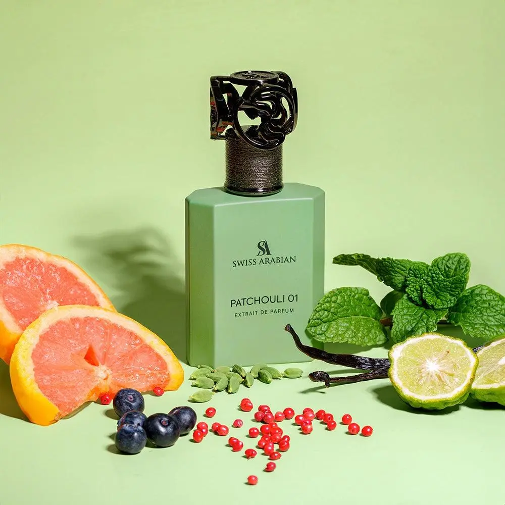 Swiss Arabian Patchouli 01 Extrait de Parfum 50ml | Long Lasting Luxury Unisex Perfume | Fresh Woody Patchouli Fragrance