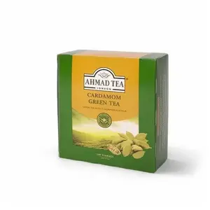 Ahmad Tea Cardamom Green Tea With Cardamom Flavour 100 Tea Bags 150Gr