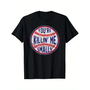 You're Killin Me Smalls Funny designer Baseball T SHIRT for Kids, Soft Fabric, Breathable, Comfortable Short Sleeve Tees Perfect for Summer