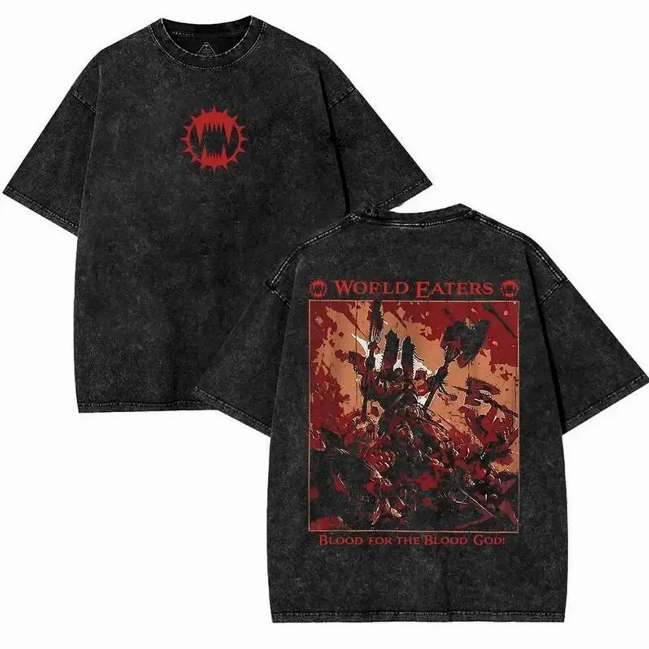 Warhammer 40K World Eaters Legion T-Shirt – Retro Gaming Graphic 