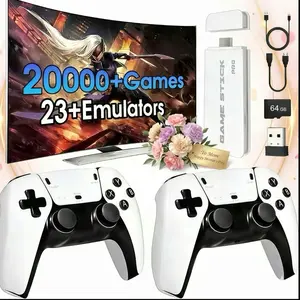 Game Stick with many Games,Wireless HDMI Output, Plug and Play, Support Including 20Emulators& 2.4G Gaming Console ,Outdoorfun Cable controller grips, verizon remote controller tiktokshopspringglowup fathersdaygiftideas