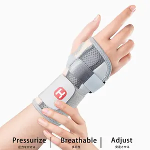 Adjustable Compression Wrist Support Bracelet, Unisex Dual Plastic Stabilizer Strap, Ideal for Men & Women, Enhances Grip Stability