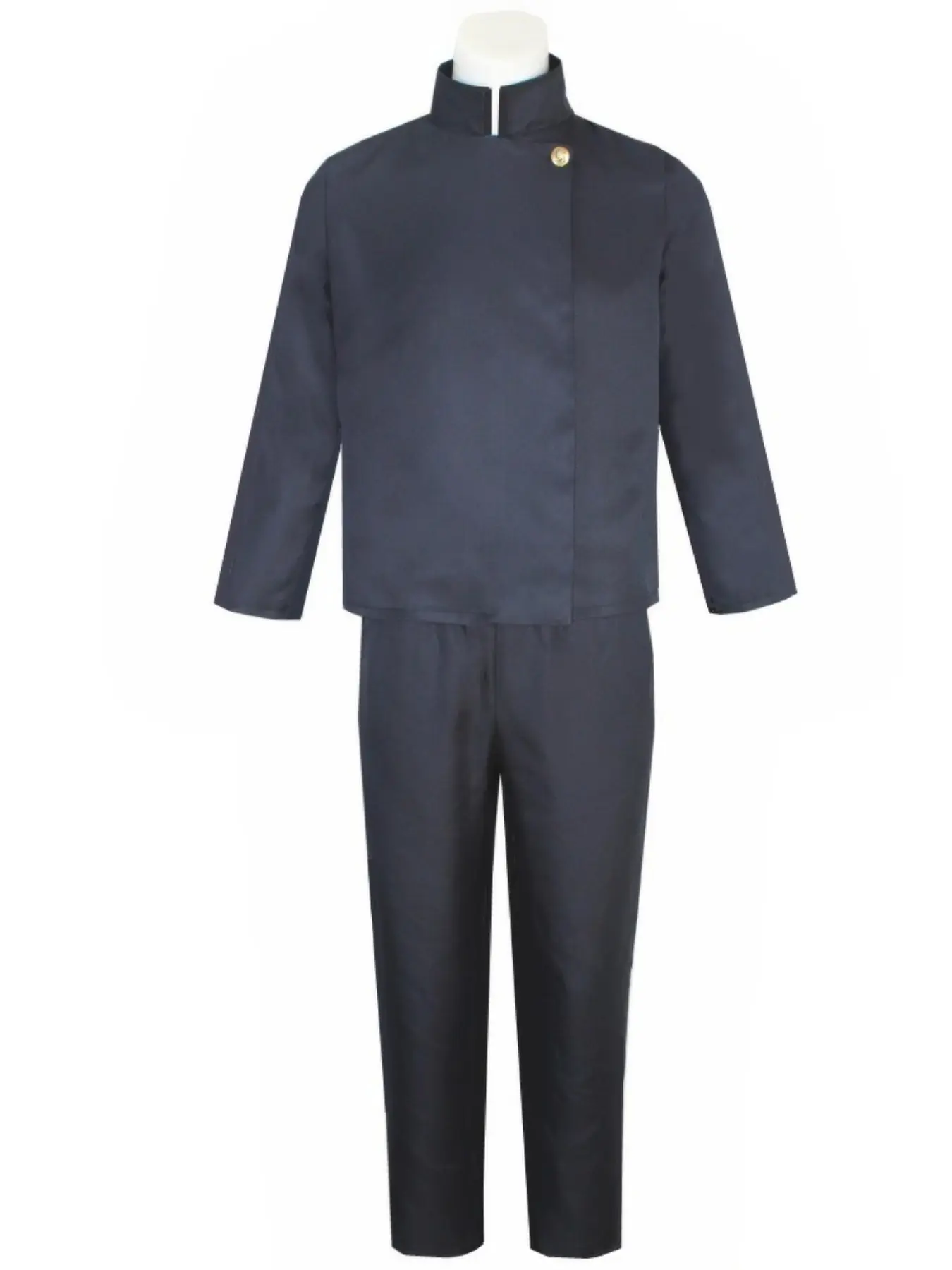 Anime Jujutsu Kaisen Satoru Gojo Roleplay Costume Outfit, High School Uniform Set, Halloween, Men's Adult Full Set, All Seasons, Cosplay
