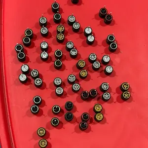 1:64 scale Diecast Rubber wheels (10 car Set )