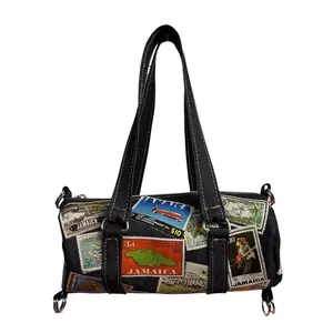 Handbag - Denim Jamaica Vintage Postage Mini Duffle