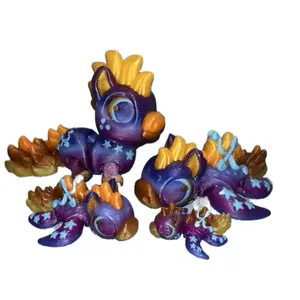Flexi Sagittarius Pony Figurine and Sagittarius Turtles Figurine (sizes: mini, small, and medium) 3D printed