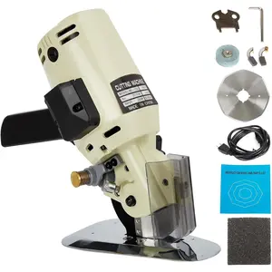 Fabric  Electric Cloth  Machine Roller with Extra 4 Inch Rotary  Hand Held Fabric Slitting Machine For Multi-Layer Clothing, Textiles, Paper, Blanket, Hat, etc