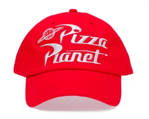 Pizza Planet Embroidered Dad Hat Unstructured Cap Adult One-Size Red