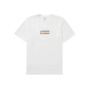 Supreme Men's Burberry Box Logo Tee White, from StockX