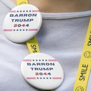 Barron Trump 2044 Supporter Pin, Vote for Barron Custom Pin Buttons, MAGA pin, Trump Supporter, fjb, Voting Pin, Republican pin