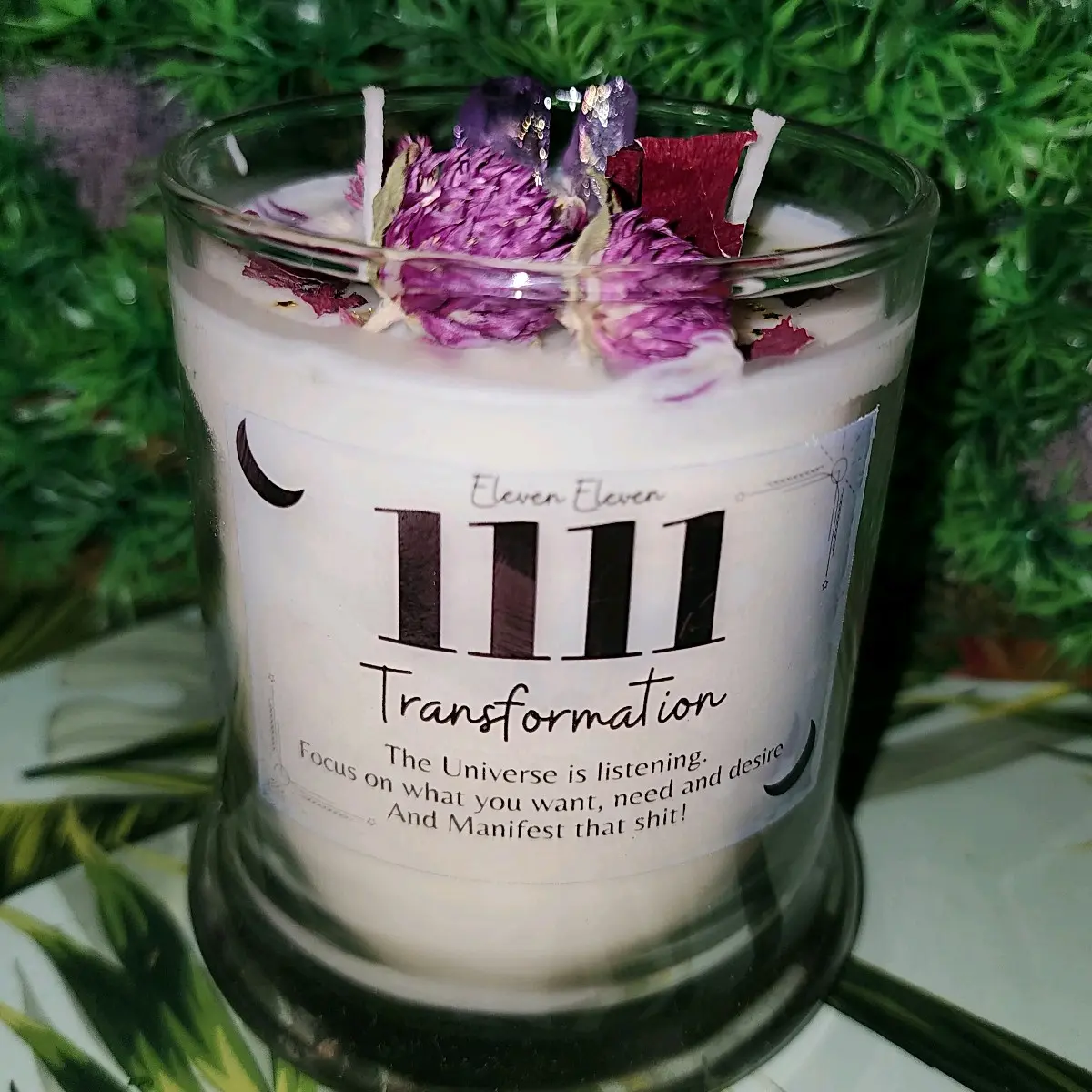 1111 Eleven Eleven Angel Number Candle