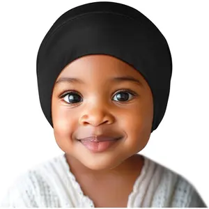 Bonnet for 0-6 6-18 Months, Silky Satin Bonnet for Sleeping, Smooth for No Frizzy Hair, Adjustable for Non-Slip