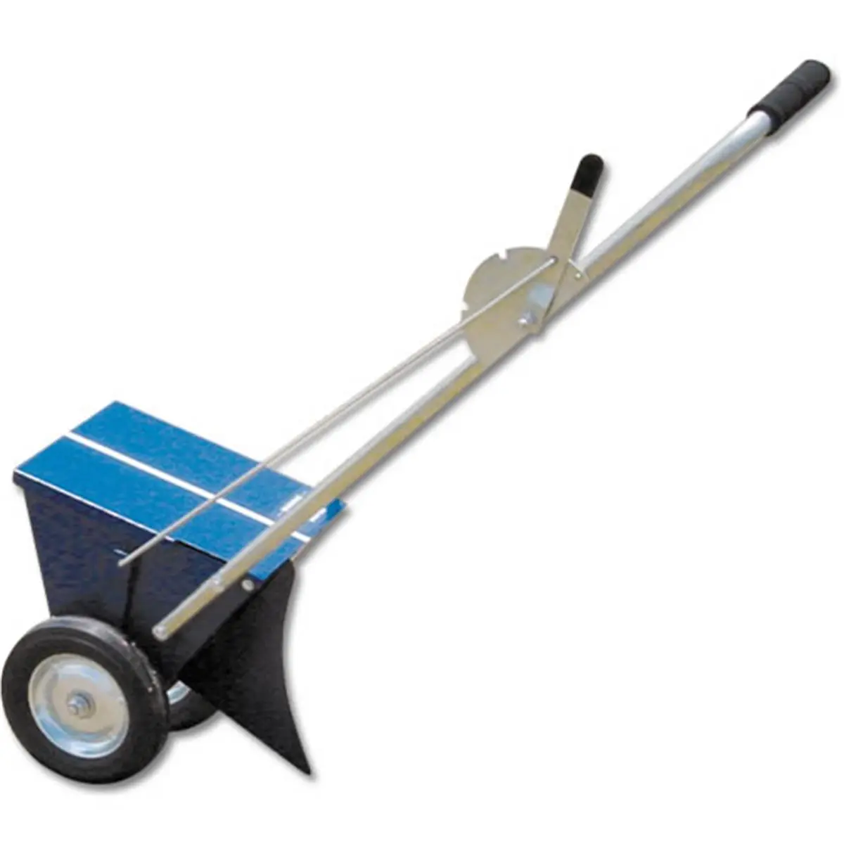 Alumagoal All-Steel Dry Line Marker - 25 lb, 2-Wheel Design with Hard Rubber Wheels, Adjustable Handle for Baseball Field Maintenance, Extra Durability, 2 Hard Rubber Wheels