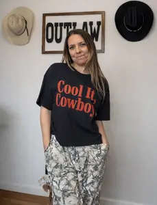 "Cool It Cowboy" Tee