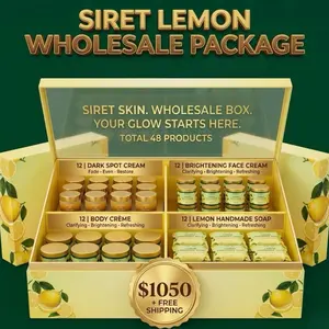 Siret Skin Wholesale Lemon Cream Box (48 pcs) Reseller bundle