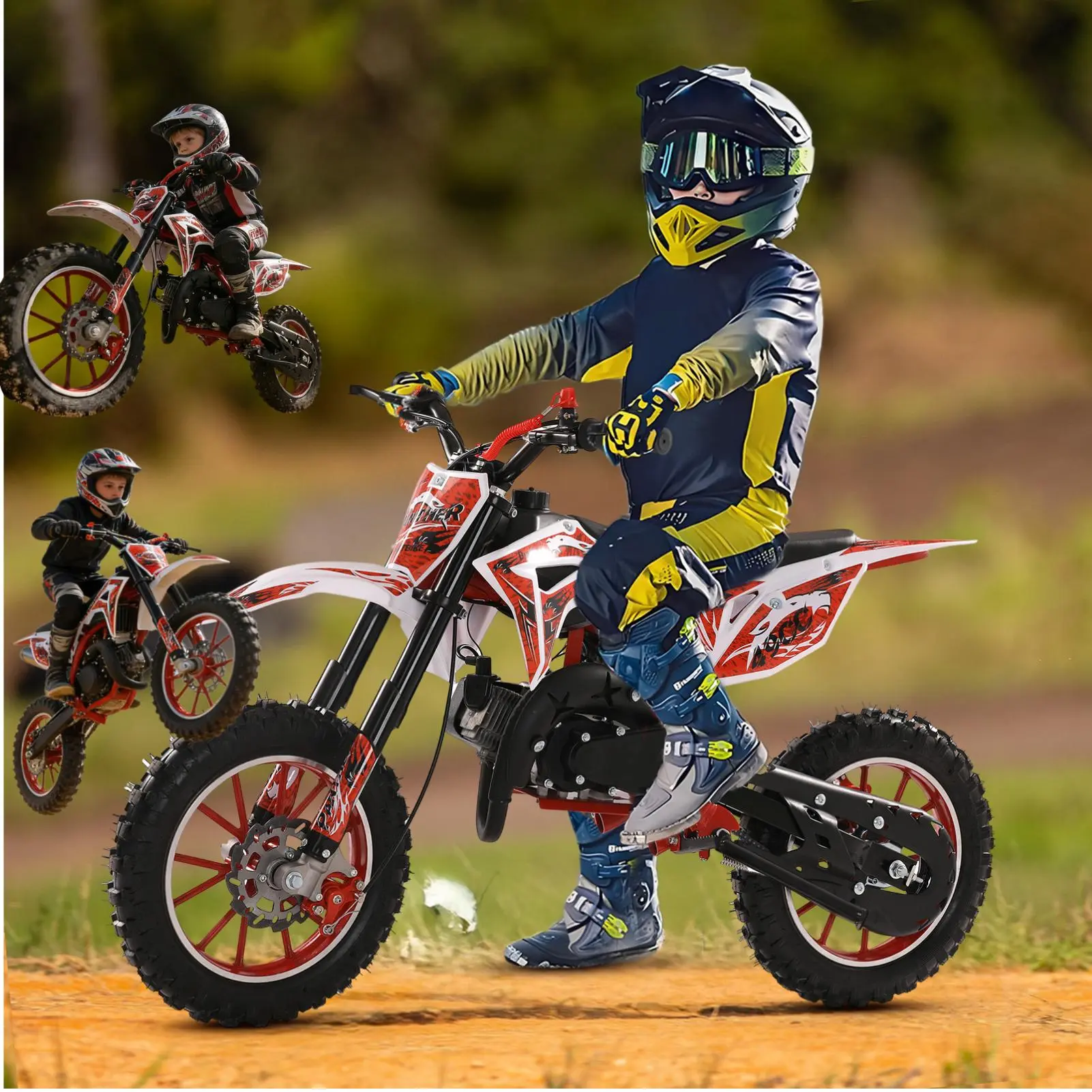 【Torepx】(GEN 1) Red and Blue Ride-On-Toy Bike for Kids & Model gift for Childhood Days summerwins