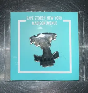 Bape Baby Milo Statue Pin Silver