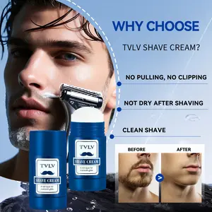 Men's Shaving Cream, Moisturizing The Skin, Refreshing and Cleansing, Ideal Daily Care Product, Gentle Formula, Suitable for All Skin Types