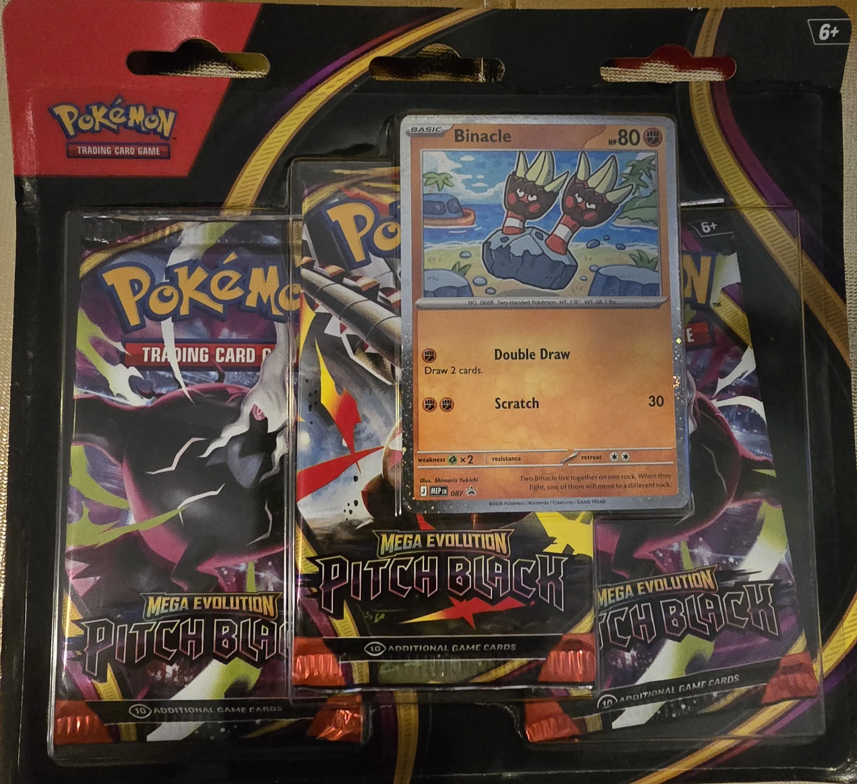 Pitch Black 3-Pack Blister [Binacle]