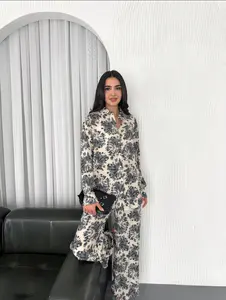 Black & White Floral Co-ord Set