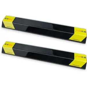 2 Pack 18'' Heavy Duty Garage Parking Aid Parking Stopper Protects Car and Garage Walls Easy to Install