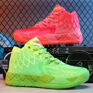 Unisex's Graphic Print Lace Up Basketball ShoesSporty Breathable Comfortable Non-slip BasketballShoes, Basketball Footwear for Men & Women