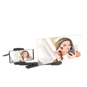 Mobile Phone Screen Amplifier Desktop Ultra-Clear Large Screen Phone Stand Amplifier Phone Magnifier Video Amplifier