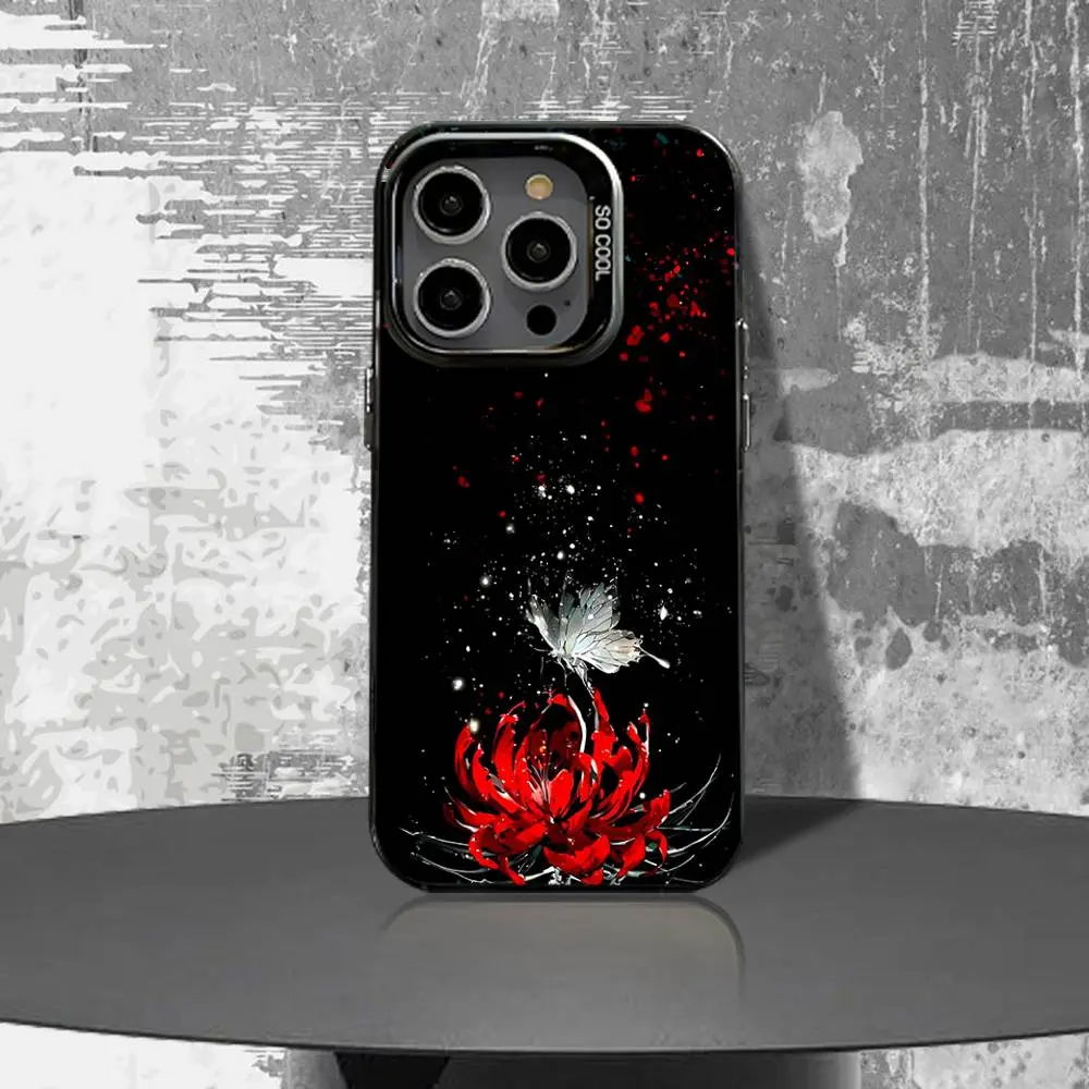 Tokyo Ghoul Red Spider Lily Phone Case For iPhone 17 Air 16 15 14