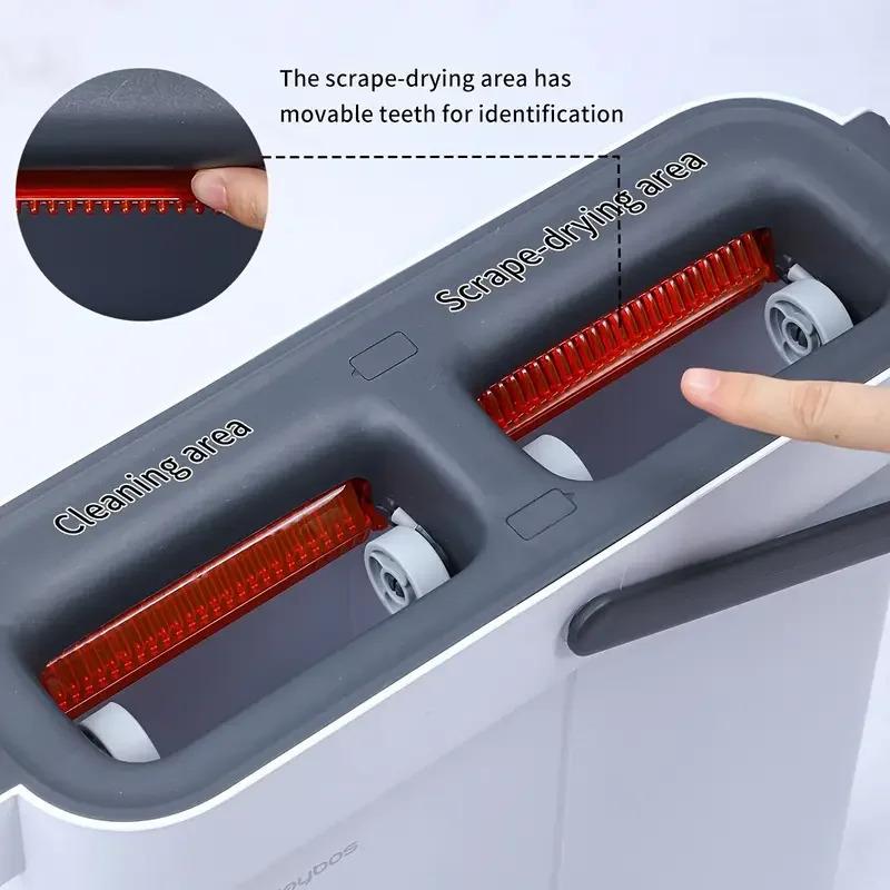 The Mop with Bucket Is a Household Cleaning Tool That Can Be Easily Cleaned Without the Need for Hand Washing The Mop with Bucket Is a Household Cleaning Tool That Can Be Easily Cleaned Without the Need for Hand Washing