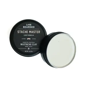 Live Bearded Stache Master Hard Hold Mustache Clay