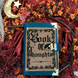 Teal Book of Thoughts Leather
