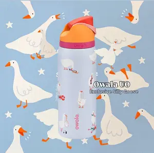 New Owala x UO 32oz Freesip - Silly Goose FreeSip  Water Bottle Vacuum Insulated, Perfect for Travel & Gym