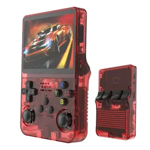 The new R36S open-source handheld game console - portable retro arcade - features a nostalgic 3D dual-system design and is compatible with a variety of games (32G) memory.
