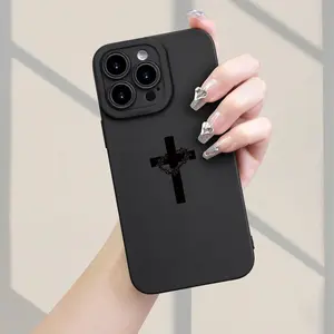 Newly Designed Creative Cross Garlands Pattern Is a Popular Choice for a Classic And Fun TPU Camera Shockproof Protective Phone Case, Compatible with Iphone Models 7 Through 16, Including Pro, Plus, Max, XR, SE, And Mini, Perfect for Both Boys And Girls.