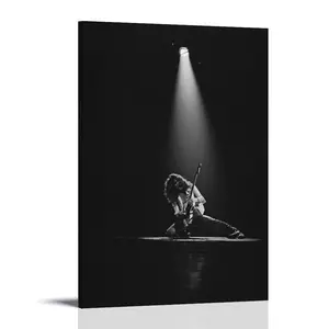 Eddie-van Halen Print Poster Posters Music Album Cover Posters Canvas Wall Art High-Resolution Vintage Band & Artist Prints for Room