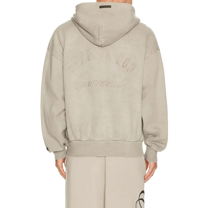 essentials classic full zip-up hoodie - TikTok Shop