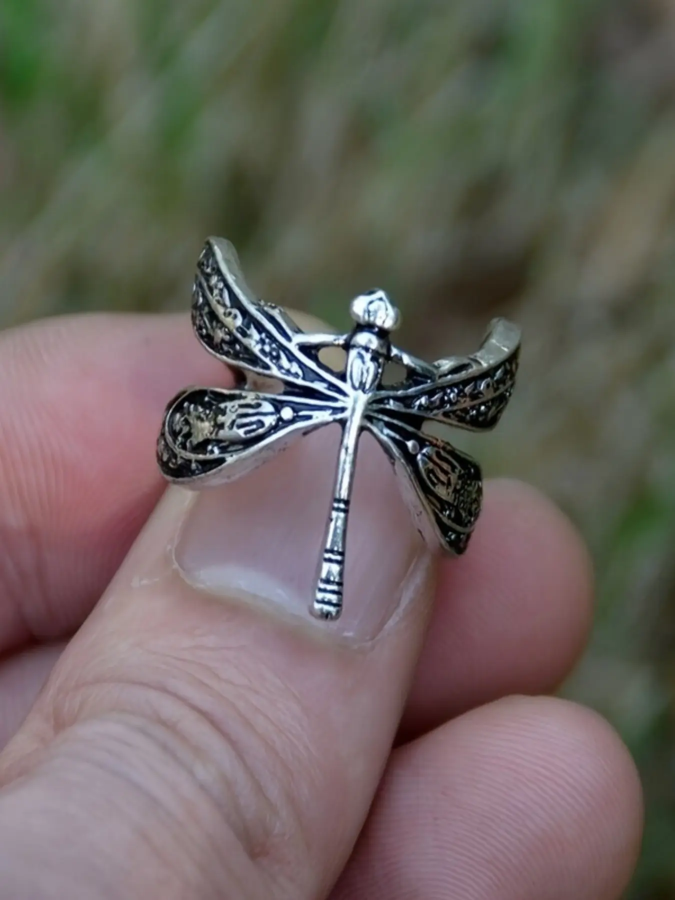 Women Fashion Elegant Simple Dragonfly Bridal Engagement Ring Wedding Engagement Party Jewelry Gift, Trendy Accessory for Special Occasions