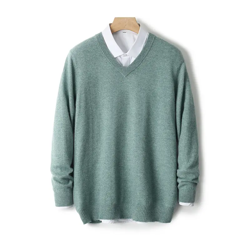 YJ Grey Stone Green [V neck]
