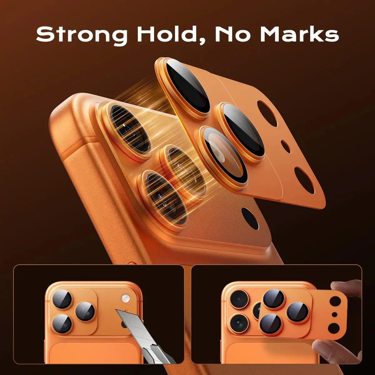 Magnetic Lens Protector for iPhone 17 Pro/Max – 99% Transparency, Original HD Clarity, Scratch-Resistant, Durable, Magnetic Design for Easy Installation & Removal