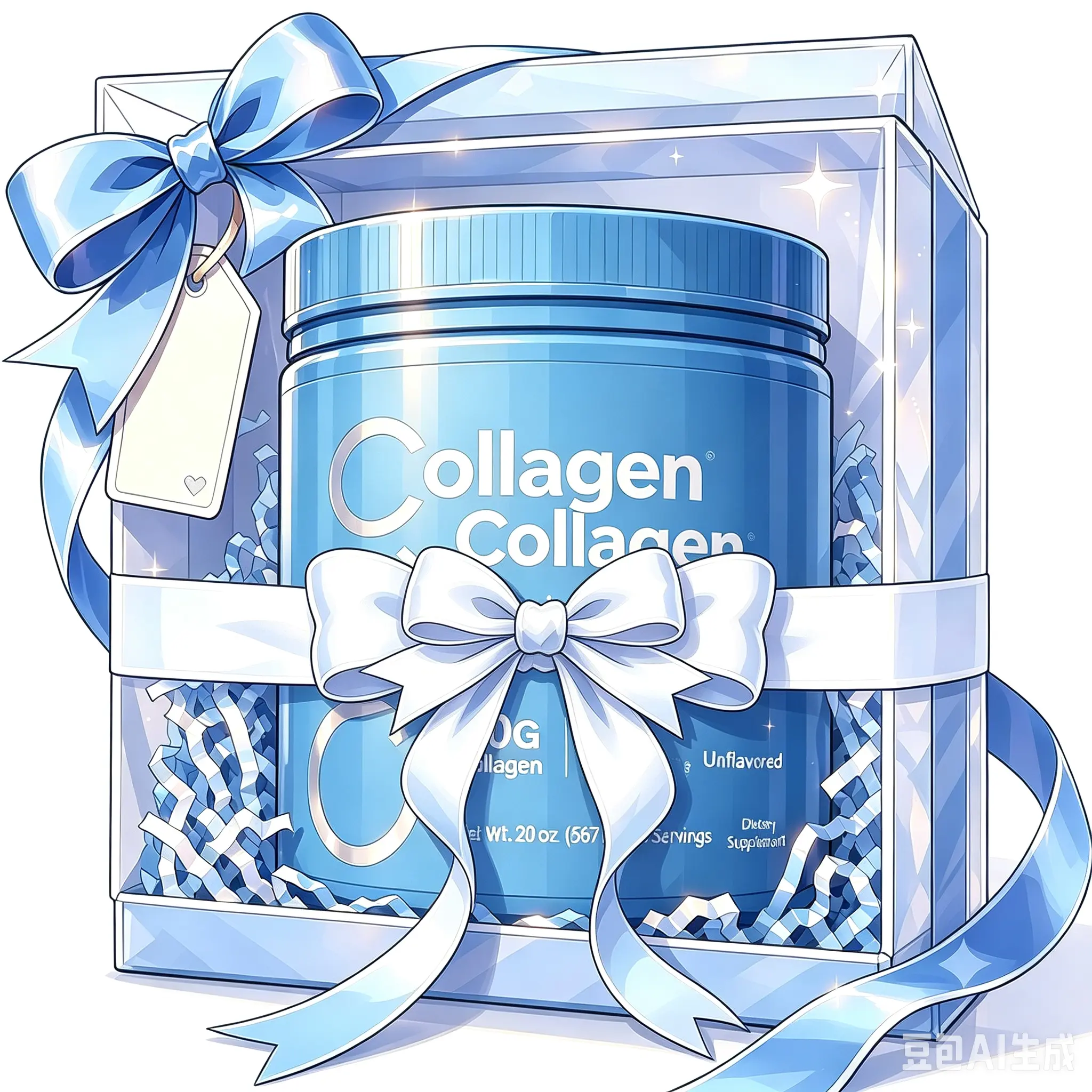 Collagen Powder，20oz，Unflavored and Mixes Easily