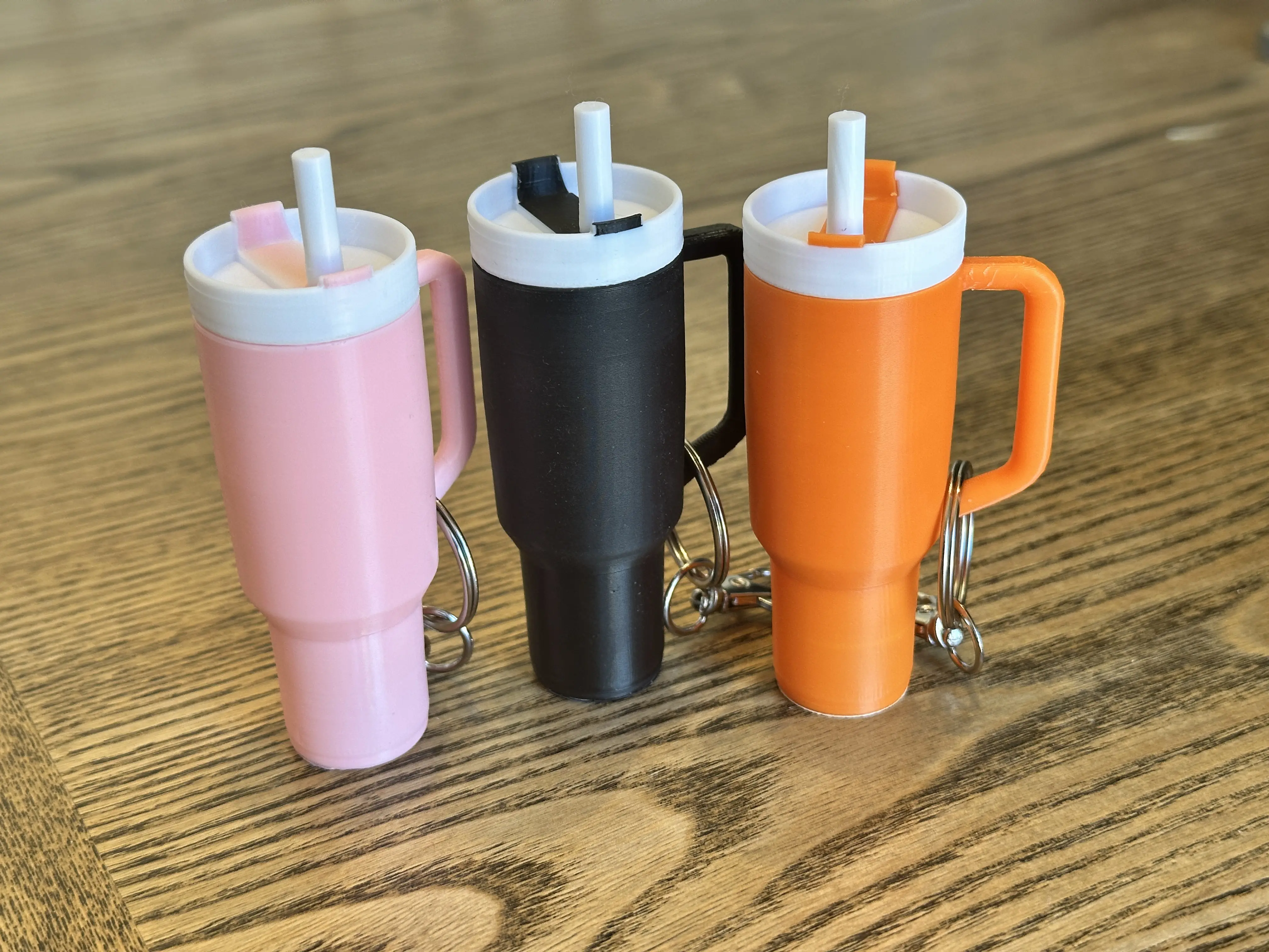 Tumbler Mug Style Keychain Chapstick/Money/Medicine Holder