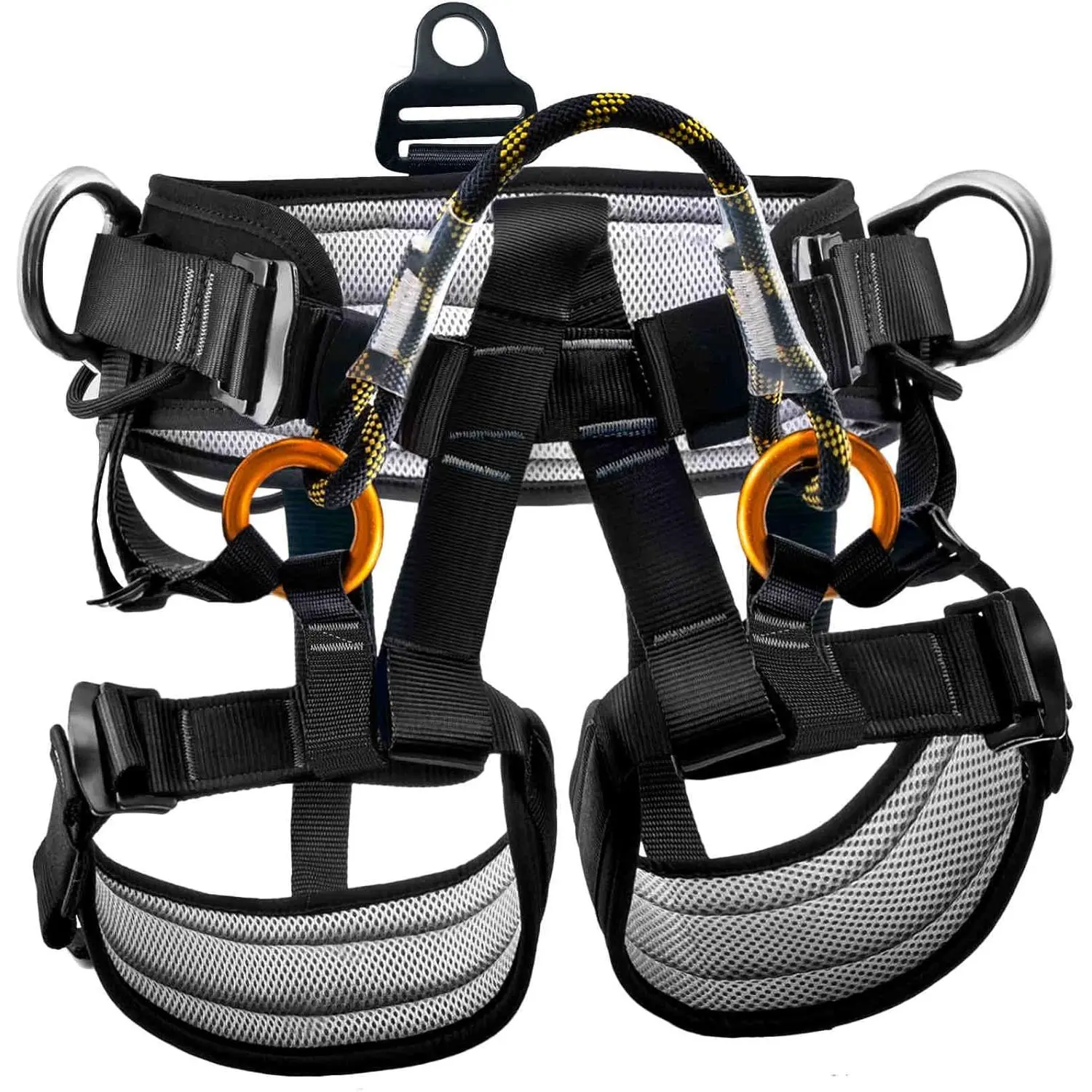 Climbing belts, Thicken Professional Large Size Safety Seat Belts for Tree Climbing, Rescuing Work, Rappelling and Other Outdoor Adventure Activities Yifanyou Sports