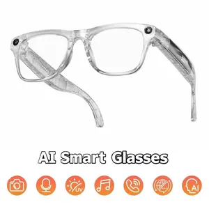 Women Fashion Smart Glasses Camera Video Recording & Translation Wireless Calling Music Playback Voice Assistant Portable Sports Eyewear Multifunctional Audio Sunglasses